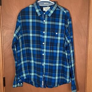 Penguin Mens XXL Heritage Slim Fit Plaid Button Up